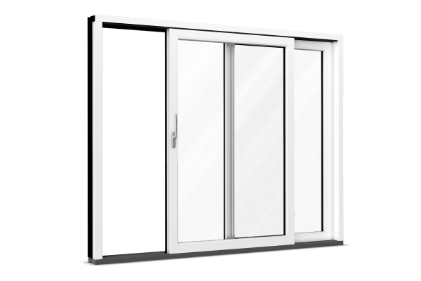 Terrassentür Aluminium Weiß