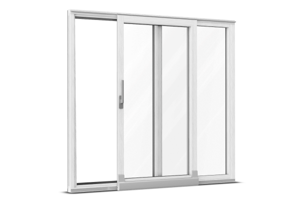 PSK-Tür Holz-Aluminium Weiß