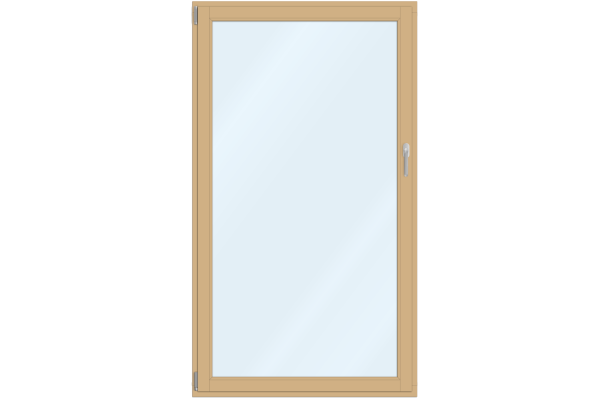 Wooden French door beige