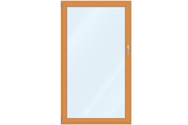 Wooden French door larch
