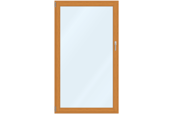 Wooden French door meranti