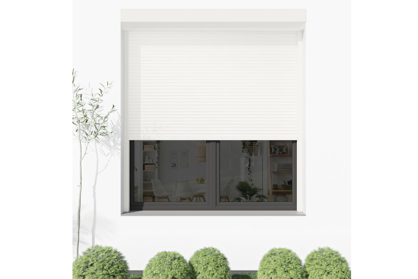 Roller shutters white