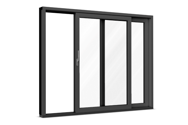 Aluminium patio door anthracite grey