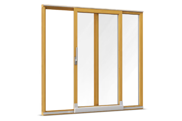 Wood parallel tilt-and-slide door pine