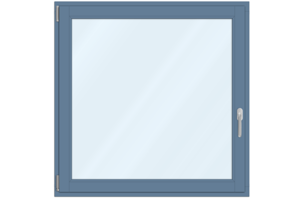 Wood window pigeon blue