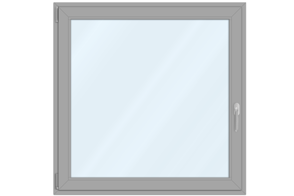 Aluminium window white aluminium