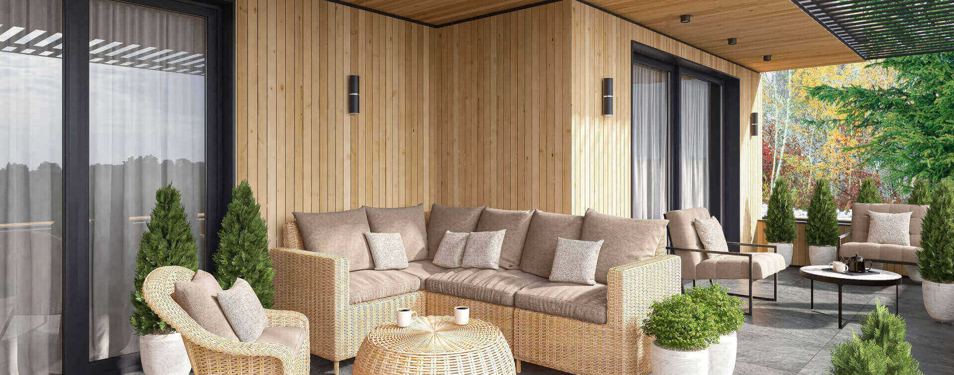 Aluminium clad wood