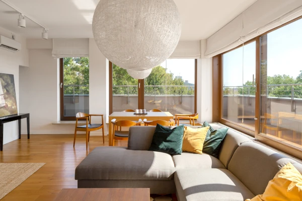 Wooden lift-and-slide doors