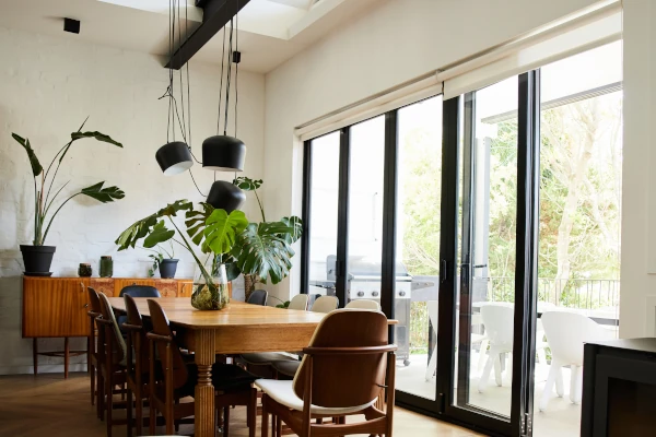 Bifold balcony doors