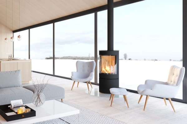 Large aluminium-uPVC patio doors