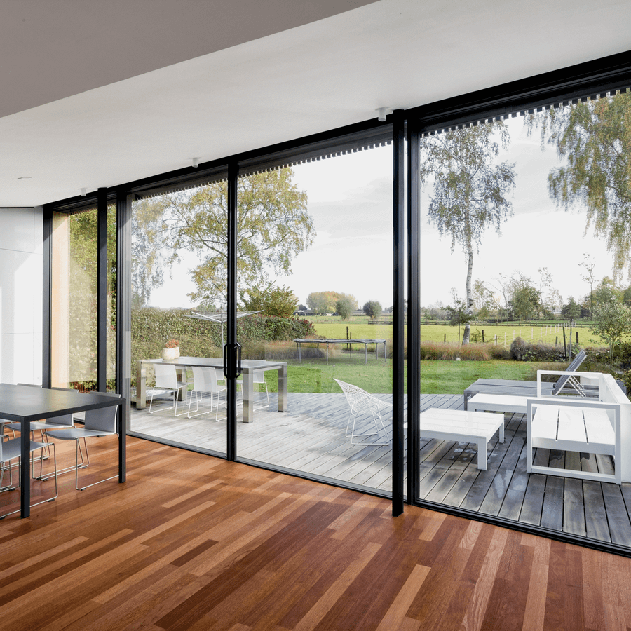 Aluminium sliding patio doors