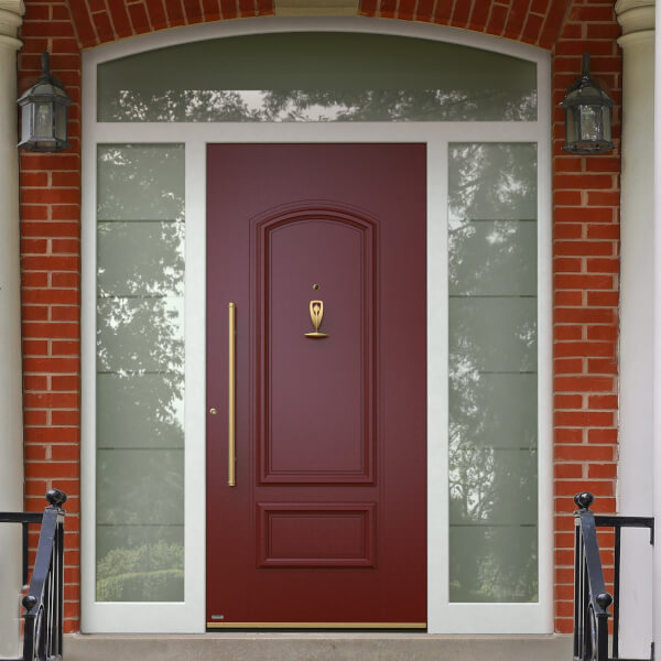Front Door With Transom Overhead, Exterior Doors With Sidelights And Transom Windows