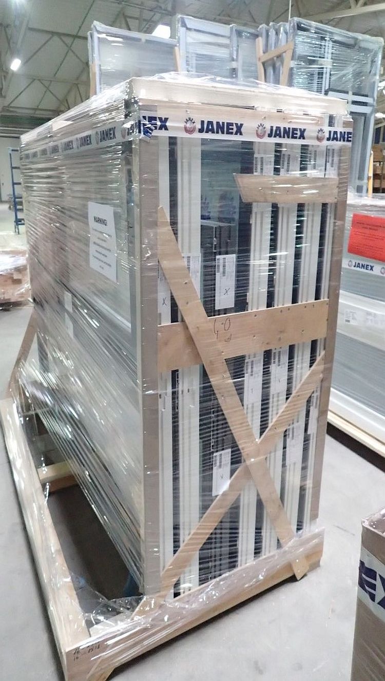 Packed and Wrapped Pallet