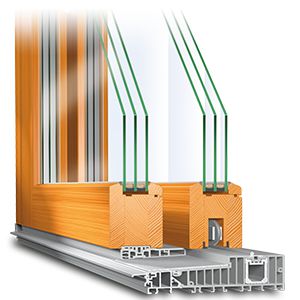 Terrassentüren aus Holz